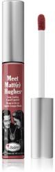 theBalm Meet Matt(e) Hughes Long Lasting Liquid Lipstick Ruj de buze lichid, de lunga durata culoare Sincere 7.4 ml