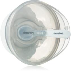 Kikkaboo Suction Bowl with Spoon tál kanállal kupakkal 4 m+ Blue