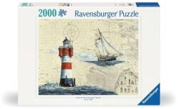 Ravensburger 2000 db-os puzzle - Romantikus világítótorony (12000804)