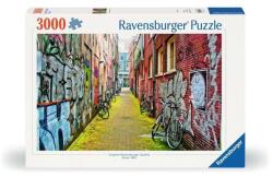 Ravensburger 3000 db-os puzzle - Utcai művészet Amszterdamban (12000807) (12000807)