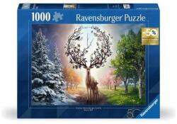 Ravensburger 1000 db-os puzzle - A varázslatos szarvas és a négy évszak (12001088) (12001088)