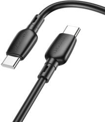 BOROFONE BX93 Super Power - Type C to Type C - 60W 3A 1 méter fekete