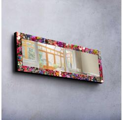 ASIR GROUP Fali tükör 120x40 cm fenyő/Virágok 755MER1194 (AS1804)