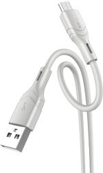 BOROFONE BX99 Method kábel - USB-MicroUSB - 2, 4A 1 méter szürke