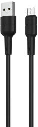 BOROFONE BX30 Silicone USB - micro USB kábel 2.4A 1m fekete