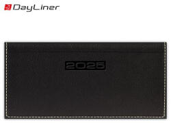 DAYLINER Zsebnaptár, fekvő elrendezésű, DAYLINER, Sherwood, fekete (NSZSFK25)