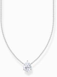 Thomas Sabo KE2213-051-14-L45V Silver necklace w. white drop pendant , Femei