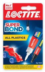 Henkel Gel adeziv pentru pastile, 2 g + 4 ml, HENKEL "Loctite Super Bond Plastik" 2733065 (2733065/2954981)