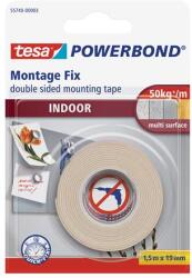 tesa Bandă adezivă, cu două fețe, pentru interior, 19 mm x 1, 5 m, TESA "Powerbond" 55740-00003-02 (55740-00003-02)