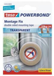 tesa 55743 1, 5mx19mm bandă de montaj transparentă pentru interior 55743-00003-20 (55743-00003-20)
