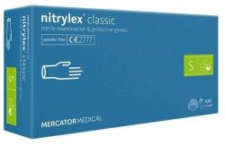  Mănuși de protecție, de unică folosință, nitril, mărimea S, 100 bucăți, fără pulbere, albastru RD30019002 (RD30019002)