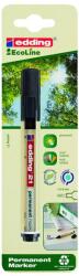 edding Marker permanent edding 21 ecoline negru varf rotund 1.5-3 mm blister (ED00021B)
