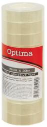 OPTIMA Bandă adezivă OPTIMA water clear 15mmx33m transparent 10 buc/pachet 29061 (29061)