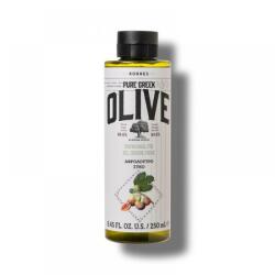 KORRES Душ гел с ободряващ екстракт от маслинови листа Смокиня , Korres Pure Greek Olive Shower Gel Fig 250 ml