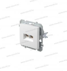 TEM dupla adatátviteli aljzat CAT6S KS 2x RJ45 fehér 17000 KQ41PWXO