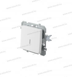 TEM jelzőfényes 101 egypólusú kapcsoló 10A 250V AC fehér XO 15005 SQ10PWINXO