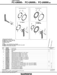 Shimano Cues U6000 hajtómű 2024 (EFCU60002EX60X)