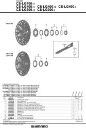 Shimano Cues LG300 11-48 Linkglide fogaskoszorú 2024 (ECSLG30010148)