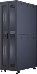 Formrack 42U Server 600x1200 mm 19" szerver rack szekrény - RAL9005 fekete SC-42U60120 (SC-42U60120)