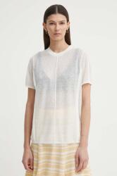 Aeron tricou din amestec de in CAYMEN PPYH-TSD2DJ_01X (RSTO490489)
