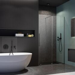Radaway Usa de nisa culisanta din 2 elemente, antracit periat, Radaway Furo Brushed GunMetal DWJ 10107672-92-01R, 10110630-01-01 (10107672-92-01R, 10110630-01-01)