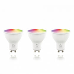 Deltaco SMART HOME SH-LGU10RGB-3P RGB, spot, 3db/csomag Izzó (SH-LGU10RGB-3P) - mi-one