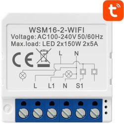 Avatto WSM16-W2 TUYA intelligens Wi-Fi fali kapcsoló (WSM16-W2) - mione