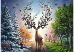 Ravensburger 12001088 - A varázslatos szarvas és a négy évszak - 1000 db-os puzzle (12001088)
