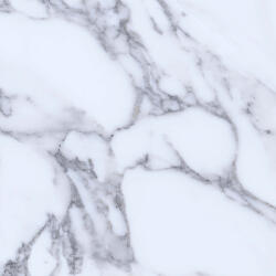 KAI Gresie portelanata tip marmura Statuario White 6355, 45x45 cm, alb, albastru (3800745635515)