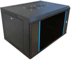 Techson Rackszekrény, 19", 6U, fali - ipkameradiszkont - 43 640 Ft