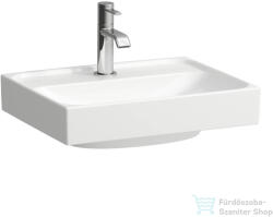 Laufen MEDA 45x35 cm-es falra/bútorra szerelhető csiszolt aljú mosdó túlfolyó nélkül, LCC bevonattal. fehér H8161114001111 (H8161114001111)