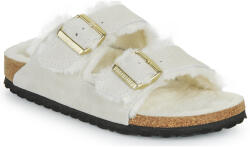 Birkenstock Papuci de vară Femei Arizona Shearling LEVE Antique White LAF BIRKENSTOCK Bej 37