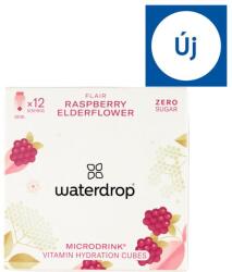 waterdrop Flair málna-bodzavirág-hársfavirág ízű pezsgő kocka ital készítéséhez 12 x 2, 1 g (25, 2 g)