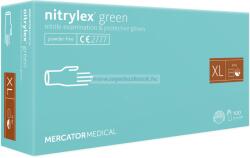 Mercator Medical nitrylex green púdermentes kesztyű XL 100db (Előrendelhető)
