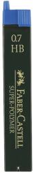 Faber-Castell Mine creion mecanic, 0, 7mm, HB, 12 buc/set, Super-Polymer FABER-CASTELL (FC120700)