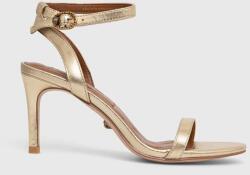 Kurt Geiger London bőr szandál Mayfair Strappy Sandal sárga, 2040961109 - arany Női 36