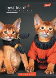  Állatos Cica 2. osztályos vonalas füzet (A5/16-32) (COR_UNBT532V2_2)