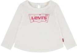 Levi's baba pamut hosszú ujjú LVG CURVED HEM LS TEE bézs - bézs 62