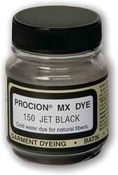 Jaquard Procion MX textilfesték, főzés nélkül használható, 18.71g, 150 Jet Black - fekete
