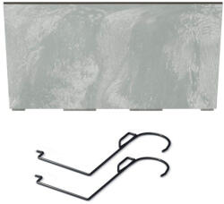 Prosperplast Cutie cu carlige URBI CASE BETON EFFECT W beton 39.5cm