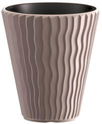 Prosperplast Ghiveci SANDY + insert mocca 29, 7 cm