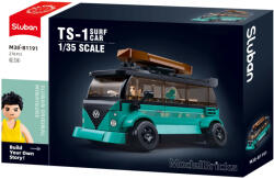Sluban Model Bricks - TS-1 szörfös kisbusz építőjáték készlet (M38-B1191)