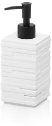 Kela Dispenser săpun Posidon polirășină albă 350 ml KL-24006