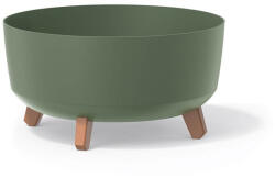 Prosperplast Ghiveci GRACIA LOW 38cm verde pământ