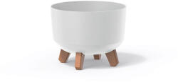 Prosperplast Ghiveci GRACIA STANDARD 23, 5 cm alb