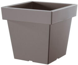 Prosperplast Ghiveci cu flori LOFLY LOW piatra gri 23, 4 cm