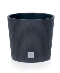 Prosperplast Ghiveci RATO ROUND + insert antracit 30, 0 cm