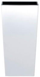 Prosperplast Ghiveci cu inserție URBI SQUARE alb MAT 24cm