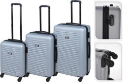 PROWORLD EXCELLENT Valistă de călătorie pe roți set de 3 PROWORLD gri KO-FB5000090 Valiza