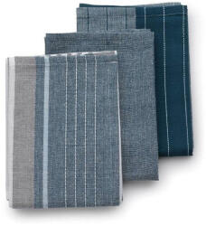 KELA Prosop PASADO 3 buc albastru inchis 65 x 45 cm KL-15971